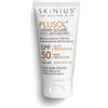Skinius PLUSOL Crema Solare Viso SPF50 - Abbronzatura Intensa con Prevenzione Photoaging - Protezione Solare Anti-Aging e Idrata la Pelle - Texture Fresca e Leggera ad Assorbimento Rapido 50ml