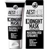 Aesthete Maschera Viso Punti Neri con Argilla Nera, Acido Glicolico 5% e Carbone Vegetale - Purificante Detox per Pelle Grassa, Mista e Sensibile - Maxi Formato 250ml - AESTHETE Made in Italy