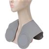 Brrnoo Collare per Tagliare i Capelli, Mantella per Tinture per Capelli Impermeabile Protezione per il Collo in Silicone per Parrucchieri per Parrucchiere, Tappetino per il Taglio dei Capelli per(Grigio)