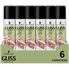Gliss Schwarzkopf Gliss Balsamo Senza Risciacquo Summer Repair Express Spray per Capelli Stressati dall'Estate, con Essenza Floreale, 2ml, 6 pezzi conferzione risparmio 6 pezzi