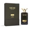 Loris Niche Noctura Profumo Estratto di Profumo 70ml Nero e Oro