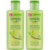 simple Toner viso semplice lenitivo 198 ml (confezione da 2)