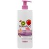 Genérico Shampoo protezione e lucentezza tutti i tipi di capelli con estratto di frutta naturale Bottiglia 1 L Pack 2