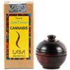 Lasa Aromatics Cannabis Naturale Profumo Solido Corpo Muschio In Vaso Di Legno - 6 Gm
