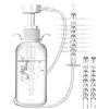 ycezw Bottiglia da doccia da donna - Bottiglia di lavaggio vaginale riutilizzabile da 300 ml, detergente per la cura intima e facile da usare, perfetta per casa, bagno, WC, doccia, igiene, uso personale.