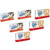 Zeus Party 3 Confezioni di Kinder Happy Hippo Gusto Nocciola e 3 Gusto Cacao Confezioni da 103,5 Grammo