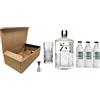 Zeus Party Cofanetto Kit Gin Tonic -ROKU- Ballon in Vetro + Roku Gin 43% 70 cl + Tonic Water Franklin & Sons 200 ml + Misurino Dosatore (Sambuco & Cetriolo Tonic, 3)