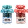 CAIYA Candy Canes Mix Lecca Lecca Rosa e Azzurro al Gusto di Frutta 50x14g per ogni ricorrenza (Battesimi, Comunioni, Compleanni, Baby Shower)