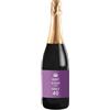 Bottle-Up Bottiglia di Prosecco Personalizzato DOC Spumante Extra Dry - Keep Calm it's only... - Idea Regalo per compleanno e idea regalo per anniversario (0,75L, Viola)