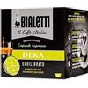 Bialetti 16 Capsule Alluminio Bialetti Mokespresso I Caffe' D'Italia Deka Decaffeinato