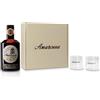 Amaronna Box Regalo Amaro Artigianale Siciliano 500 ml con 2 Bicchieri - Confezione Regalo Premium Made in Italy (Maracuja)