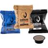 Almanegra Caffè Kit 20 Capsule di Caffe Compatibili con Lavazza A Modo Mio Cialde Almanegra Caffè Miscela Robusta Arabica