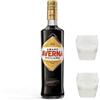 Generico Set Amaro Averna Siciliano LT.1 + 2 Bicchieri originali Averna