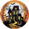 Generico Cialda Alimentare per Torte Halloween, tonda o rettangolare, fibra o ostia (Tonda, ostia)