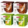 Generico Set 80 Capsule Ristora Compatibili con le Macchine ad uso domestico Nescafè®* Dolce Gusto®* 40 Cioccolato 40 The al limone