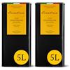 TERRE DI LIDIA SAPORI E SAPERI DI PUGLIA Terre di Lidia - Olio extravergine di oliva - 2 Latte da 5 L (10 L) - Filiera corta, Campagna 2025/2026, Estratto a freddo - Varietà Coratina, Gusto Intenso - Produzione 100% italiana