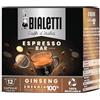 Bialetti 96 Capsule Alluminio Bialetti Mokespresso I Caffe' D'Italia Ginseng
