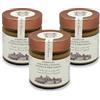 Conti di Gropello - Box 3 x 200 g Pasta di Nocciola Tonda Gentile Trilobata 100% - Ideale in Pasticceria per la Preparazione di Dolci ed in Gelateria - Pasta Naturale ed Artigianale Senza Zuccheri