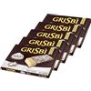 CAIYA 5X Grisbi Snack Coco Wafer con Crema al Latte Ricoperto di Cioccolato e Decoro con Scaglie di Cocco 120g (NOVITA)