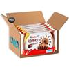 CAIYA 6X Ferrero Kinder Kornetti Cornetti con Farcitura al Cioccolato 252g [CAIYA® BOX da 6 Confezioni]