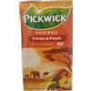 Pickwick Tè Rooibos | Pickwick | Rooibos Mango & Peach 20 pezzi | Totalmente Peso 40 grammi