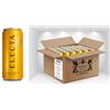 CG94-Electa Acqua Minerale Naturale in Lattina Dorata | Formato Slim 330 ml 24 Lattine | Confezione Global Dream