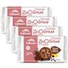 CAIYA 4X Galbusera ZeroGrano Frollini con Cacao e Gocce di Cioccolato, Senza Glutine e Lattosio (Gluten & Lactose Free) 220g