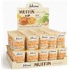 Generico Muffin all'Albicocca Extra Soffici Monoporzione - Espositore da 21 Pezzi - Merendine Morbide con Pezzi di Frutta, Senza Olio di Palma o Conservanti - Ideali per Colazione, Snack, Hotel, B&B, Bar