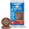 Generico Biscotti frollini al cacao Monviso Monoporzione per Hotel e B&B, senza latte, uova ed olio di palma, Vegan. Confezione da 150 bustine da 2 biscotti
