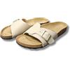 Birkenstock Sandali da donna Catalina beige ciabatte in Birko Flor taglia 41