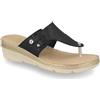 Fly Flot Ciabatta Infradito Donna Comfort Anatomico con Zeppa 5 cm - Made in Italy