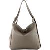 Modarno Shopper Zaino in Vera Pelle da donna 2in1 (Giallo Ocra)