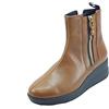 Melluso R25611B Silvy Cuoio Tronchetti con Zeppa per Donna in Pelle con Lampo