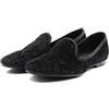 Carolina D Friulane con Ricamo - Ballerine da Donna in Tessuto Ricamato (Ducale Nero, Numeric_37)