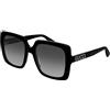 Gucci Occhiali da Sole GG0418S Black/Grey Shaded 54/20/140 donna