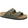 Birkenstock Arizona BS 1027039 Faded Khaki Verde Ciabatte Uomo Fibbie 47