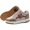 Breezy Rollers 2231410 - Scarpe con Ruote, 2 in 1 per Bambini, Skateboard, Sneakers, Beige Bronzo, 38 EU