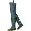 Generic Stivali A Coscia Da Pesca Stivali da pesca impermeabili in PVC alti 80 cm, stivali da acqua, stivali per piantagione di riso, suola Oxford antiscivolo (Color : Green, Size : 45 EU)