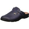 Fly Flot FLYFLOT ART 307 Ciabatte Sanitarie Uomo Blu Bianco Confort Pelle Fibbia Regolabile Made In Italy (43, Blu)