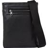 Calvin Klein Borsa a Tracolla Uomo Elevated Pu Piccola, Nero (Ck Black Smooth), Onesize