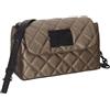 Camomilla Milano Borsa a Tracolla Donna, Similpelle, Collezione Chic Matelassé, Colore Bronzo