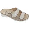 Sabatini Calzature SABATINI S57R EMMA PERLATO BRINA BIANCO SANDALO CON CHIUSURA STRAPPO 37