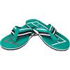 Tommy Hilfiger Ciabatta infradito uomo mare o piscina beachwear articolo XM0XM02331, L77 Maui green, EUR 42 - UK 8 - USA 9 - CM 26,5