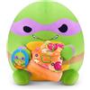 Snackles 35 cm Plush Teenage Mutant Ninja Turtles Edition by ZURU, Cuddly Squishy Comfort Plush with Teenage Mutant Ninja Turtles theme and Pizza Snack Accessory (Donatello)