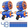 XSHOT Insanity Micro Blaster di ZURU con 48 Darts (2 PK) in gommapiuma con tecnologia Air Pocket e scomparto per Dart, giocattolo da usare all'aperto per bambini e bambine