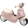 Smoby - Monopattino Rosa Cavalcabile - Design Realistico - Chiave Meccanica, Faro Anteriore - Ruote Silenziose - Contenitore per Giocattoli - Dai 18 Mesi