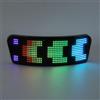 Fockety Luce per Casco Moto, APP Modifica Personalizzata Schermo LED Bluetooth a Colori a Colori per Casco Moto, Schermo LED Display Professionale Illuminato per Casco Moto per la Guida