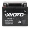 Kyoto Batteria moto Kyoto SLA GTX12-BS (YTX12-BS) AGM - Senza manutenzione - 12 V 10 Ah - Dimensioni: 150 x 87 x 131 mm compatibile con Polaris Ranger RZR 170 2010