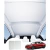 GAFAT Tesla Model 3 Highland/Standard 2026 2025 2024 Tetto in Vetro Parasole, Tetto Senza Cedimenti, Isolamento e Riflessione integrato Accessori Ombrellone interno, Protezione UV, Mantiene Fresco