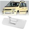 KUBYMOTO 735362729 Interni Auto Sinistra/Destra Parasole Parasole Parasole Per FIAT PANDA DAL 2003 Grigio